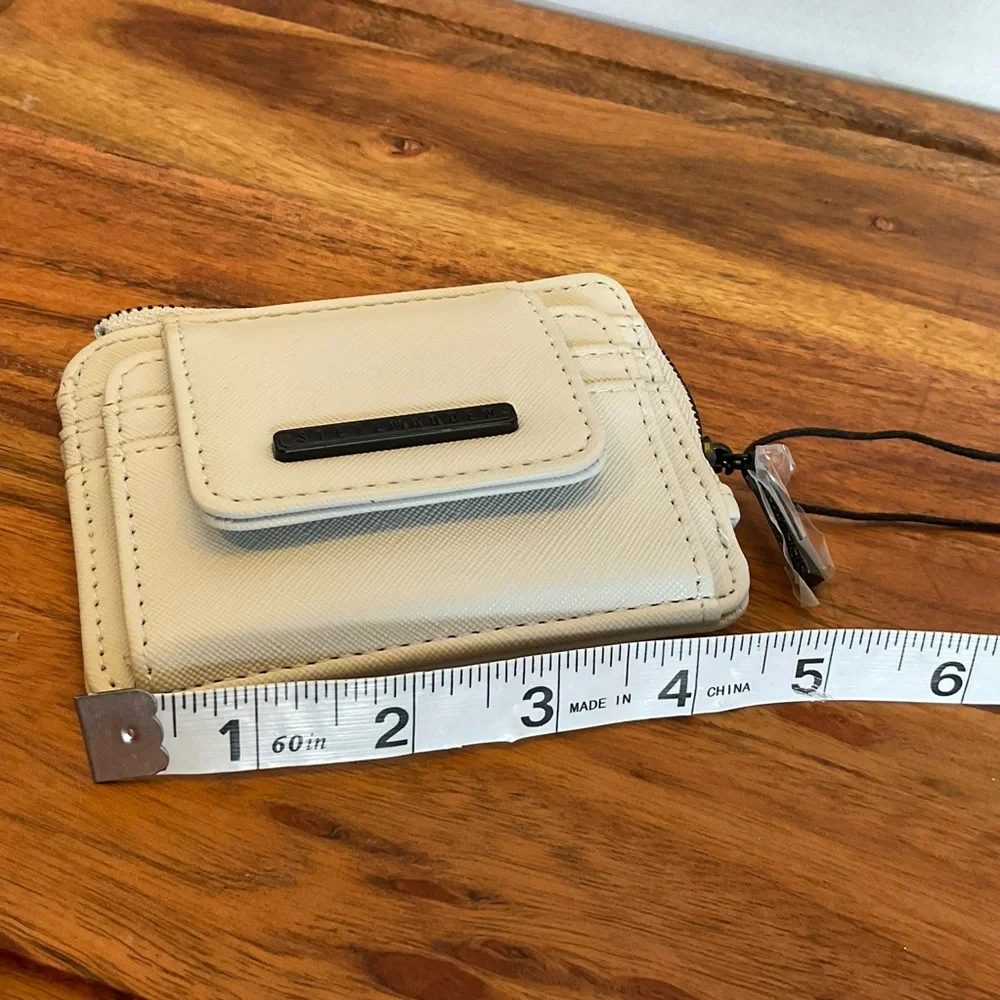 Steve Madden Mini Wallet Card Holder – Zip Coin Purse – NWT
